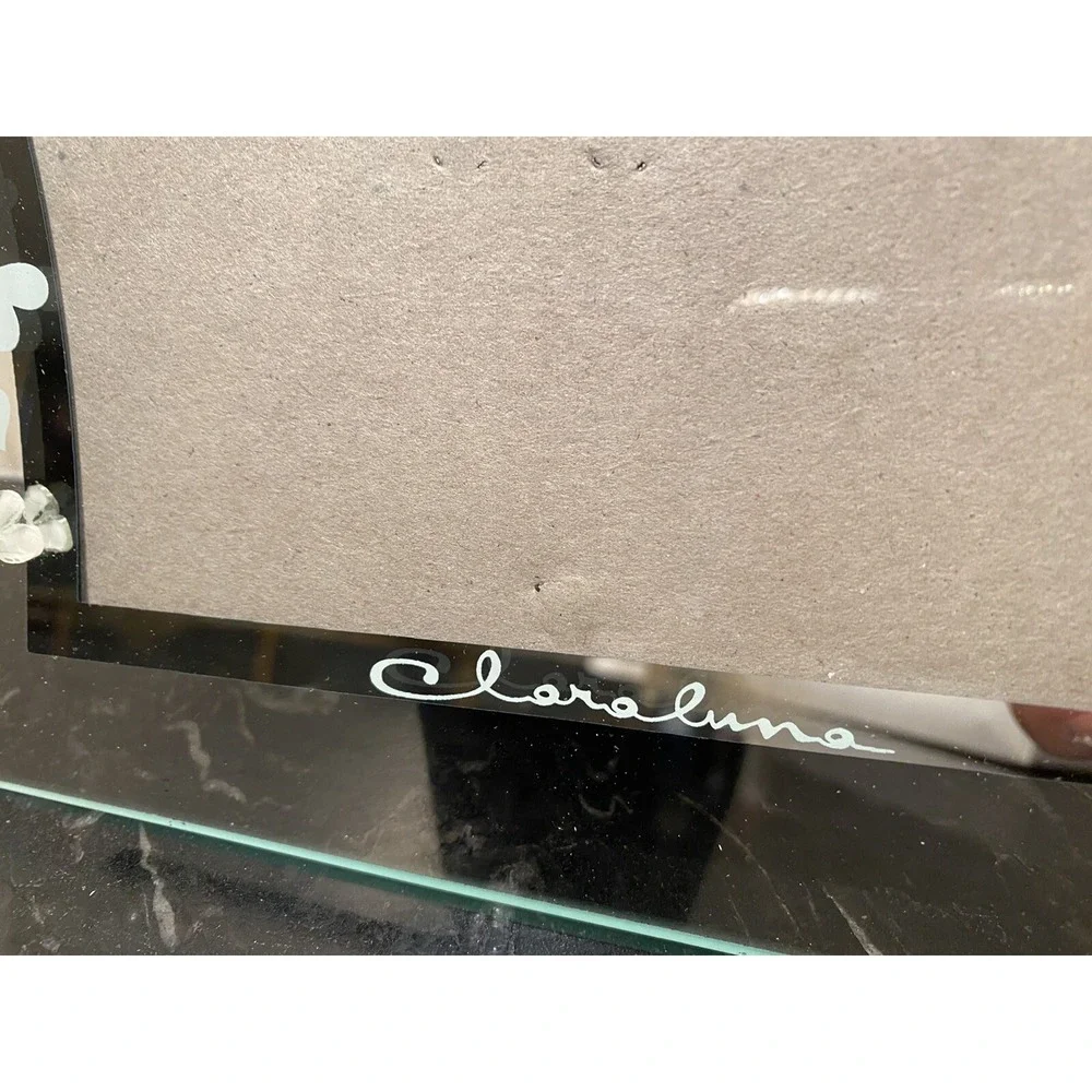 Vintage Italian Glass Photo Frame Claraluna 8